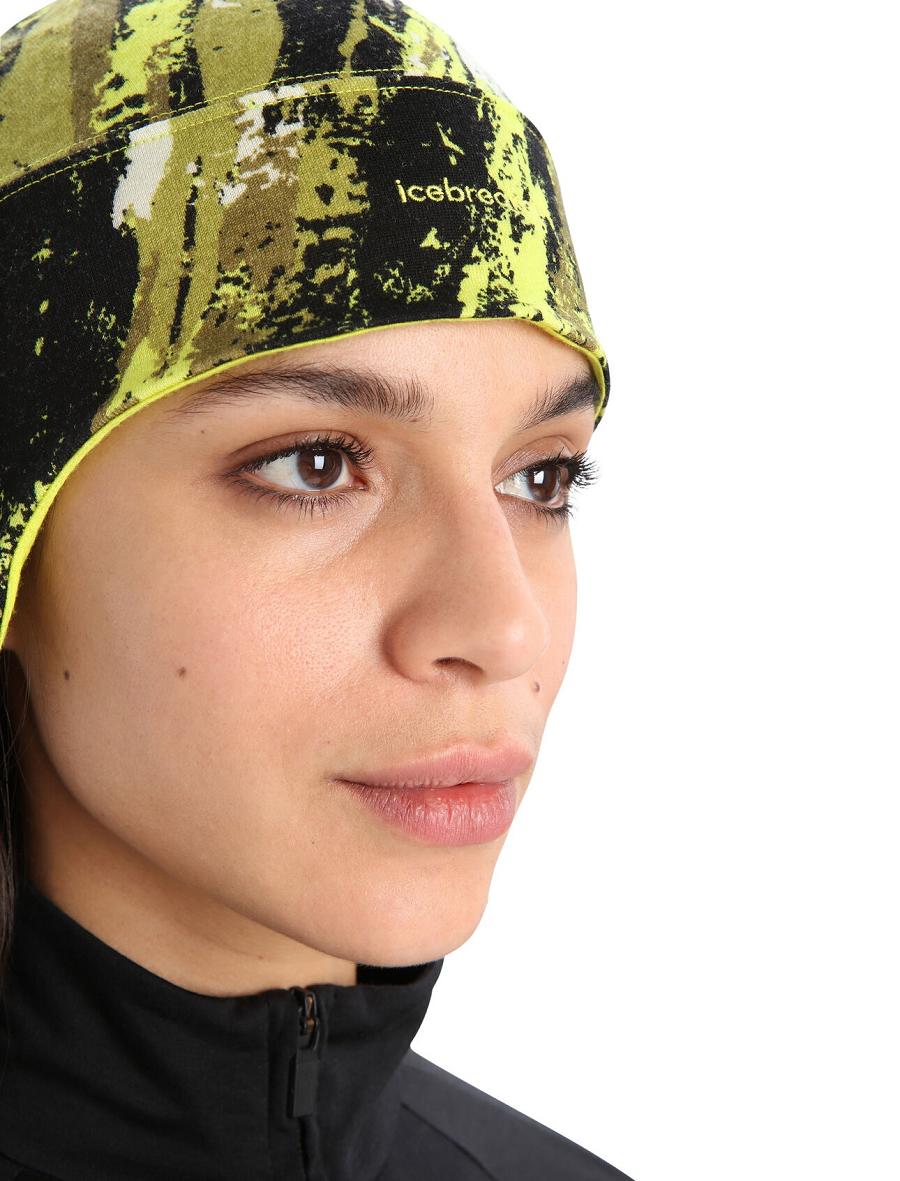 Black / Shine Icebreaker Unisex Merino Quantum Beanie Sedimentary Women's Hats | AU 1469EBCX